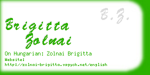 brigitta zolnai business card